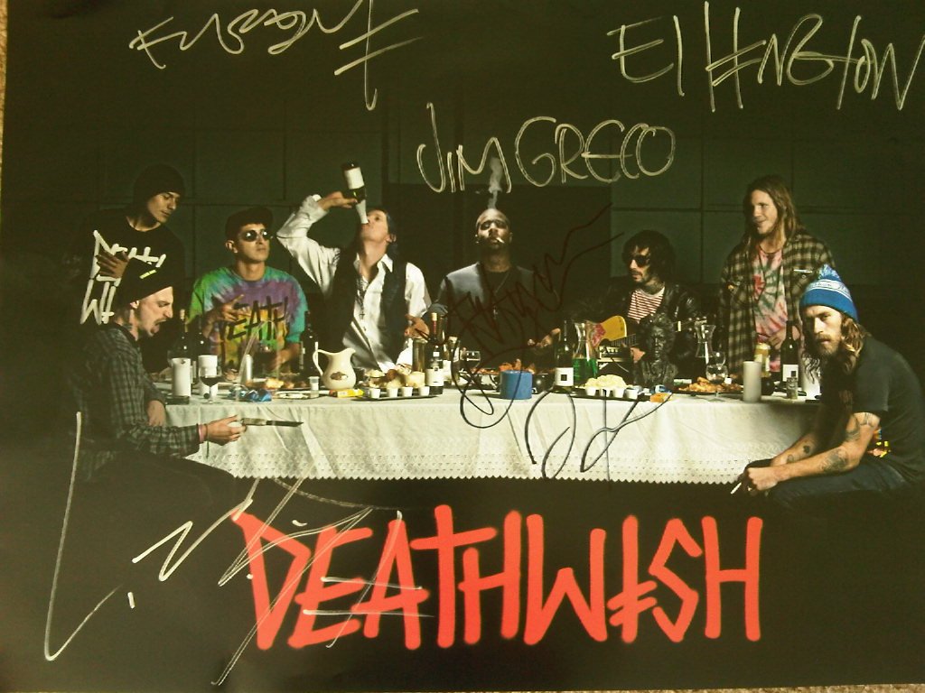 The deathwish skateboard team