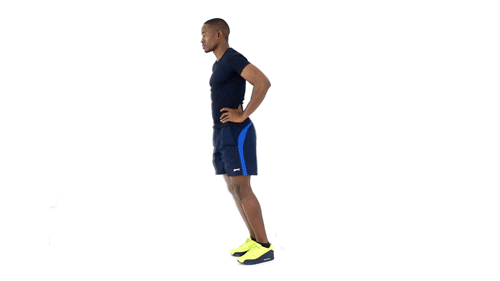 Lunge exercise gif